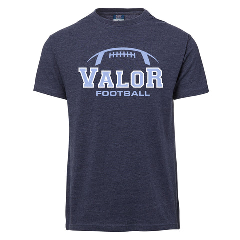 MV Sport Football  Tee - Charcoal Heather