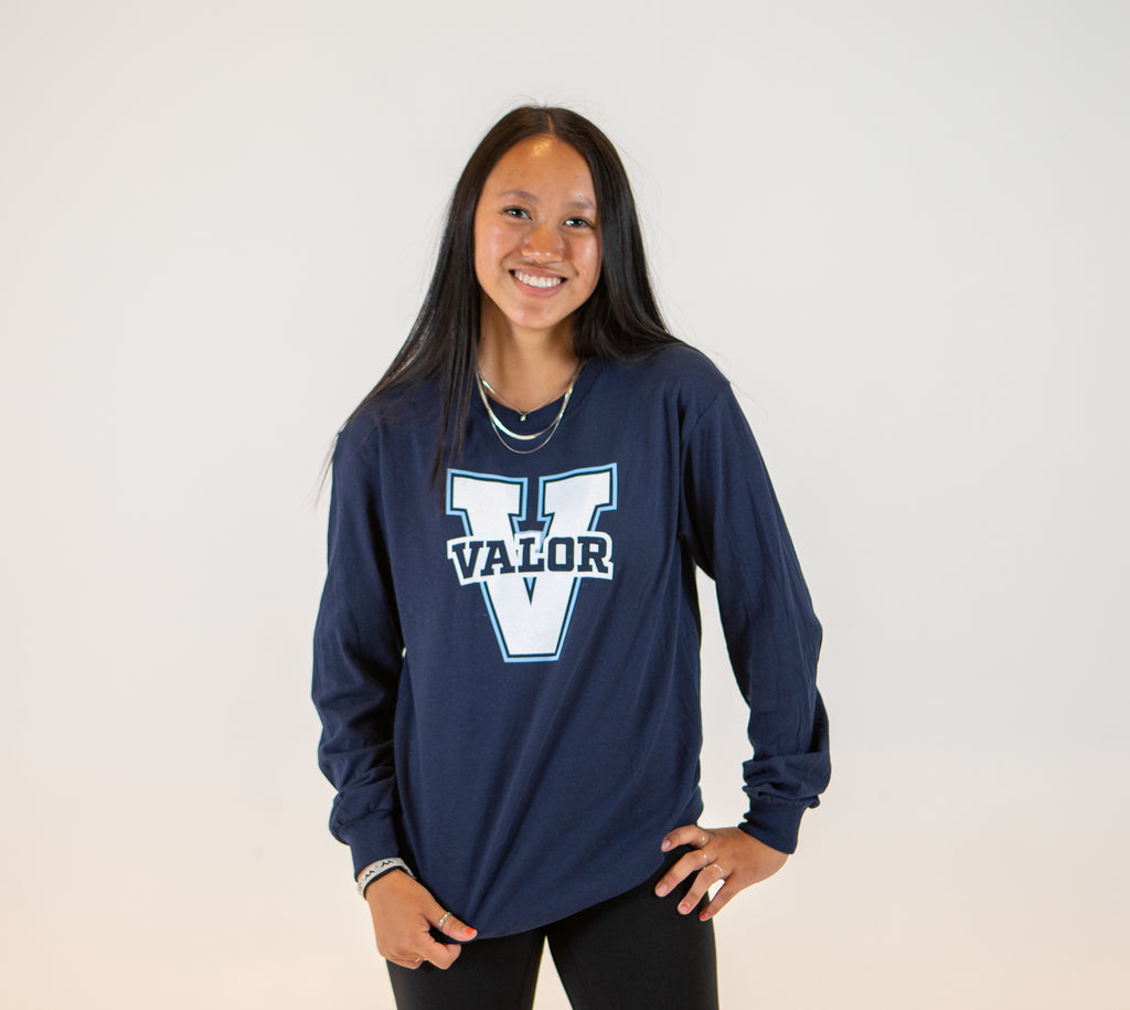 Essentials Long Sleeve Tee - Navy