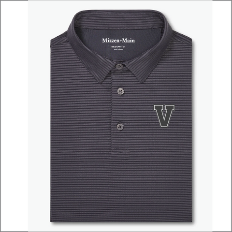 Mizzen & Main Copa SS Polo - Pewter