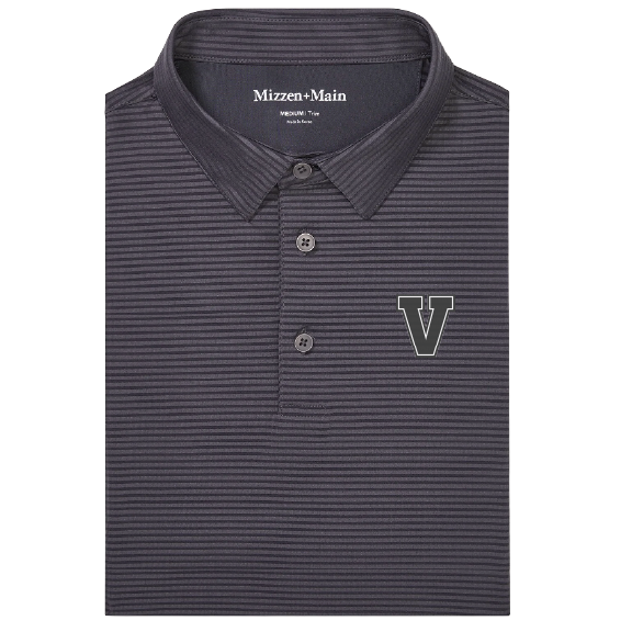 Mizzen & Main Copa SS Polo - Pewter