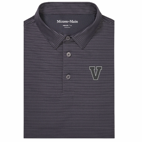 Mizzen & Main Copa SS Polo - Pewter