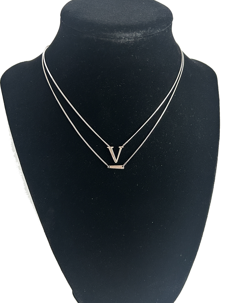 Petite Tiered Valor Necklace - Sterling Silver