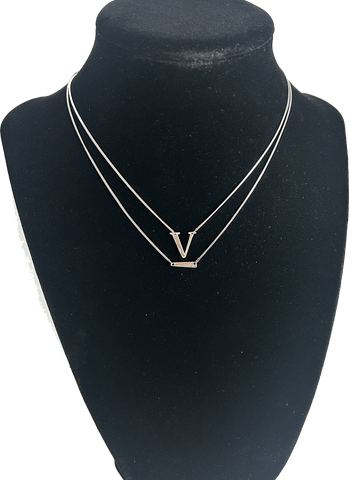 Petite Tiered Valor Necklace - Sterling Silver