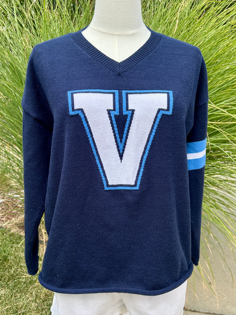 *PRE-SALE* Newport Knits Valor V-Neck Sweater - Navy
