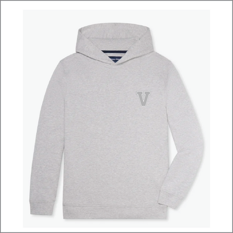 Mizzen & Main KPI Hoodie - Lt Grey Heather