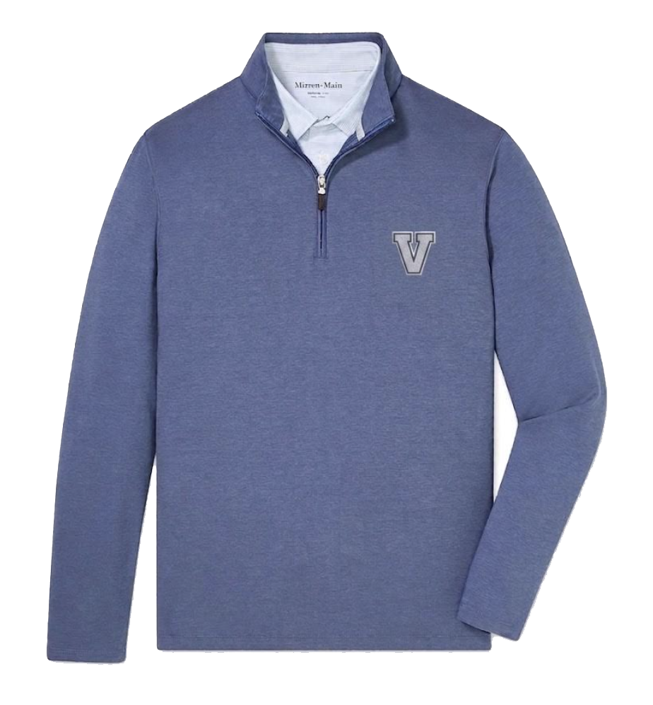 Mizzen & Main KPI 1/4 Zip - Coastal Fjord