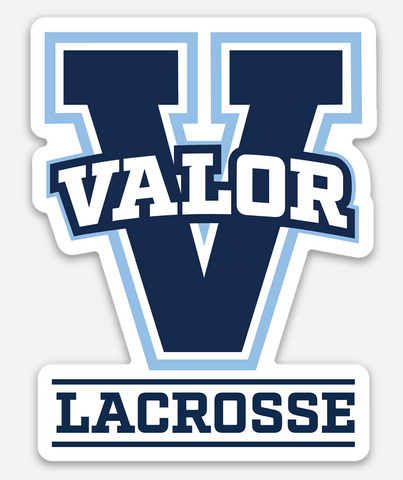 Valor Lacrosse Decal