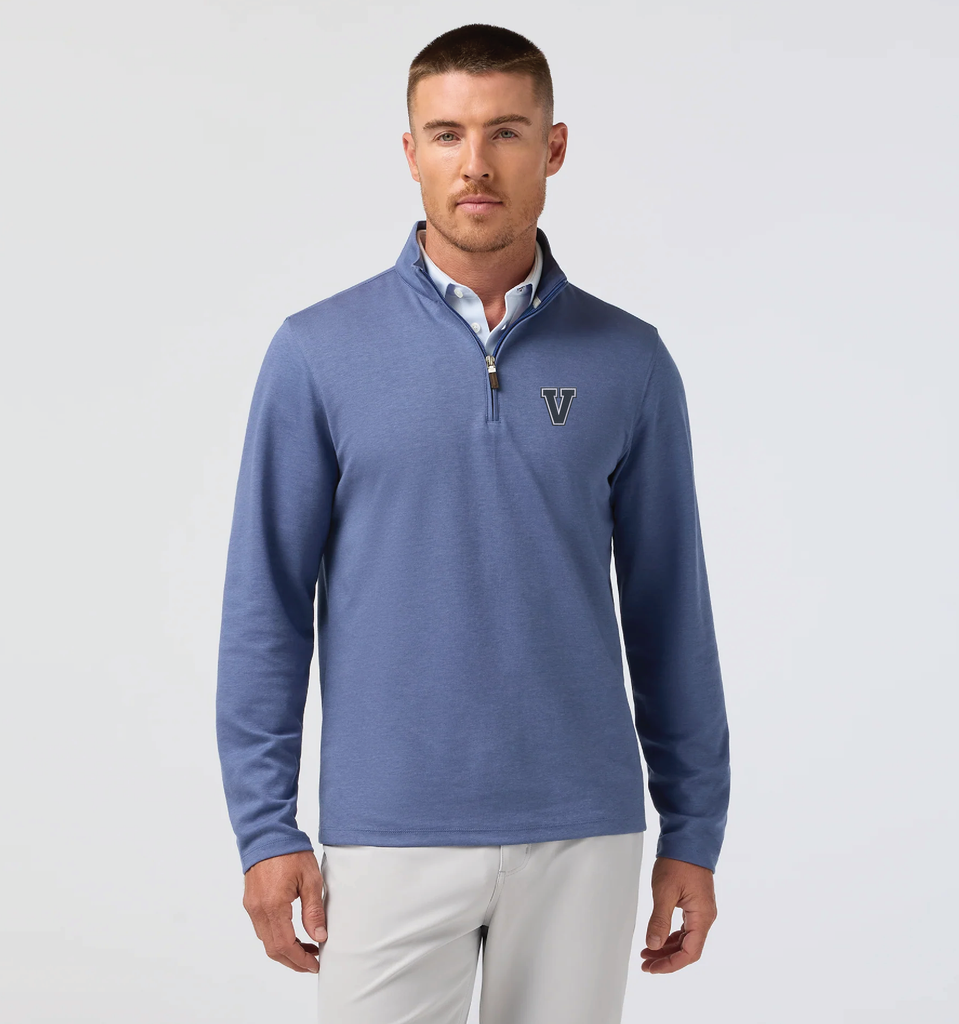 Mizzen & Main Quarter Zip - Coastal Fjord