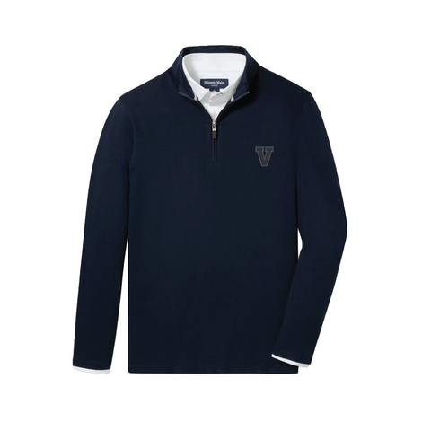 Mizzen & Main KPI Quarter Zip - Navy