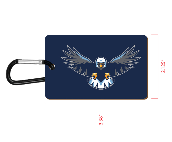 Wood Luggage Bag Tag