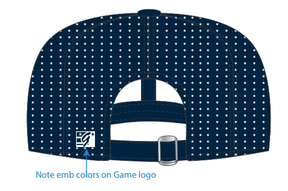 3D Embroidered Performance Hat - Navy