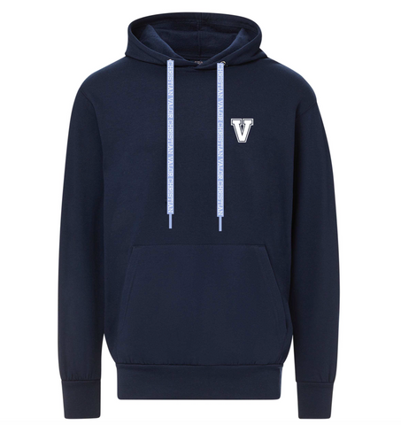 V Hoodie with VCHS Laces - Navy
