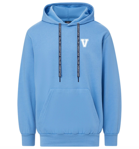 V Hoodie with VCHS Laces - Columbia Blue