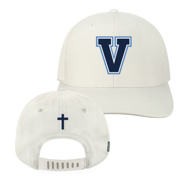 Legacy Back Nine Adjustable Cross Hat - White
