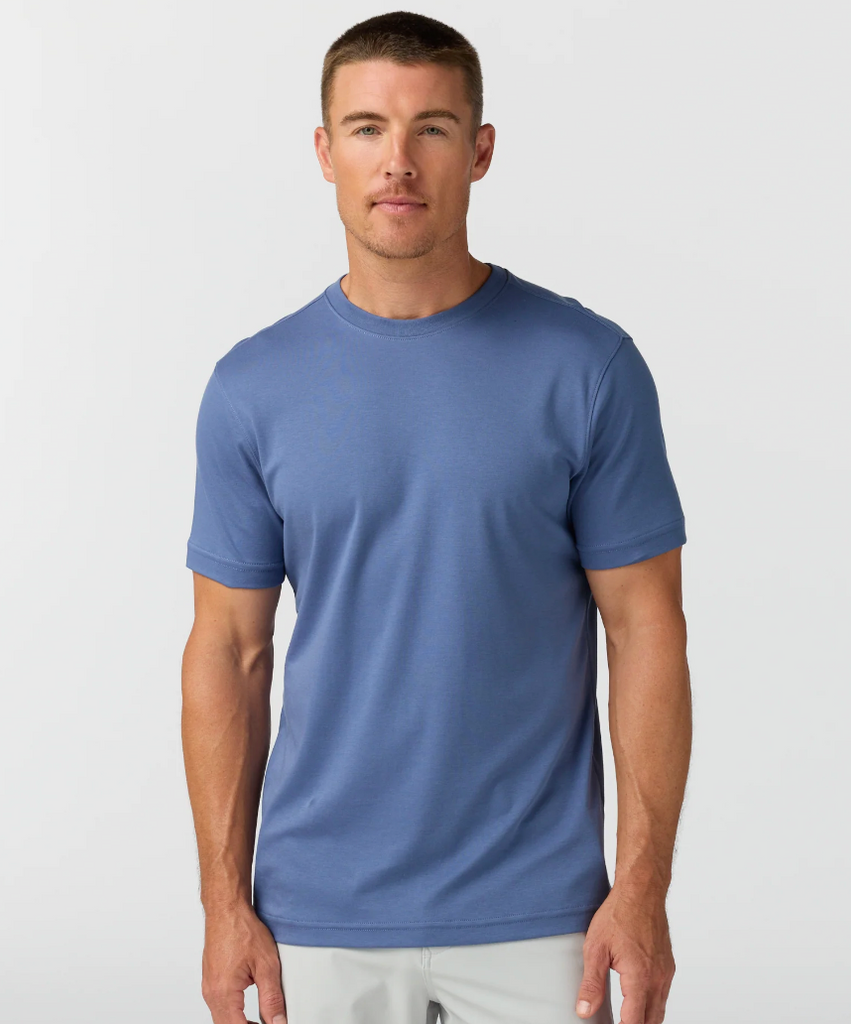 Mizzen & Main Palmer SS Tee Shirt - Coastal Fjord