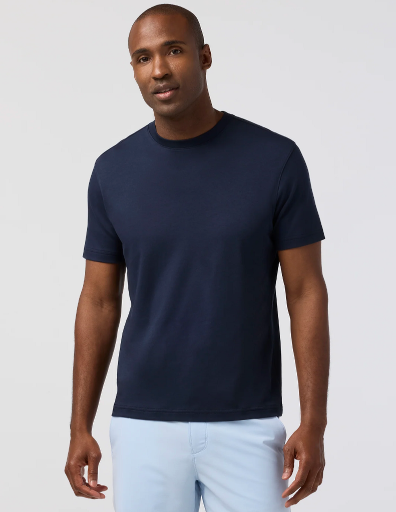 Mizzen & Main Palmer SS Tee Shirt - Navy