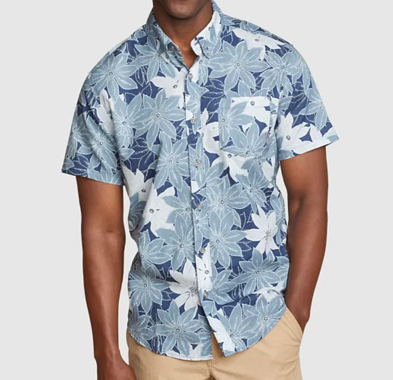 *SALE* TALL Men's Eddie Bauer Baja Short-sleeve Shirt