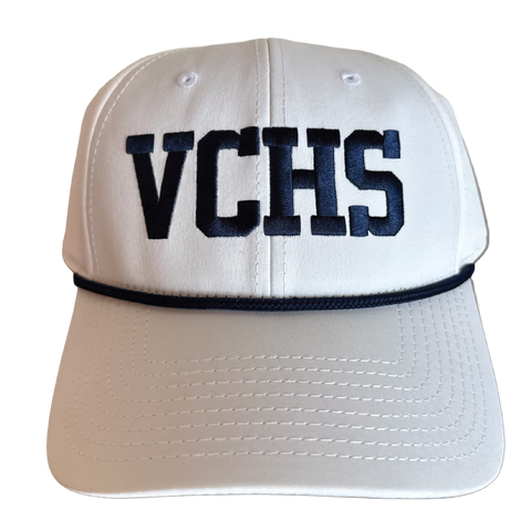 VCHS Snapback Rope Hat - White