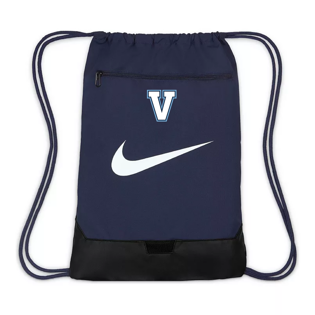 Nike Brasilia Drawstring Bag - Navy