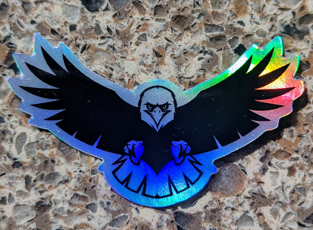 Holographic Swoop Mini Decal