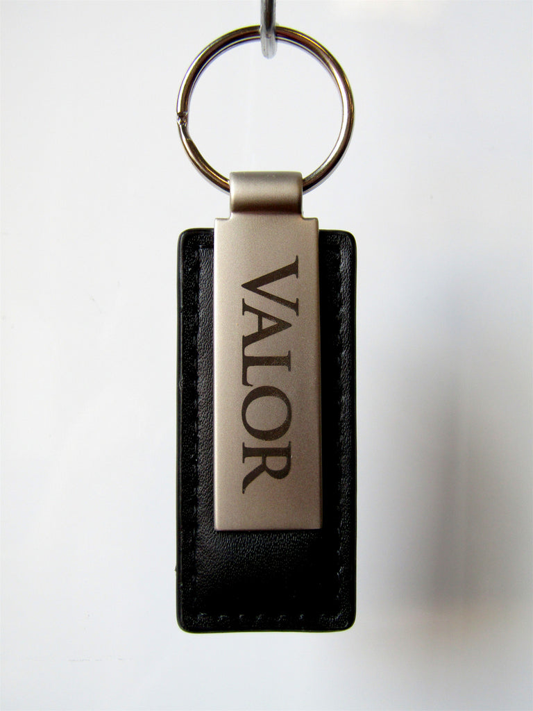 *SALE* Valor Leather Keychain